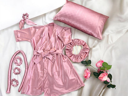 SET LUXURY  8pcs DE SEDA