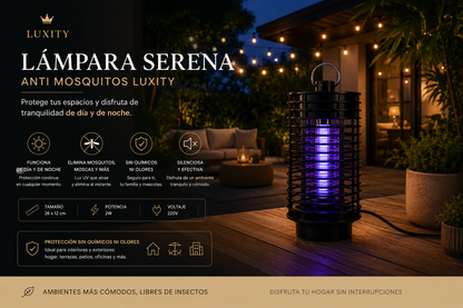 LAMPARA SERENA  Anti Mosquitos Luxity