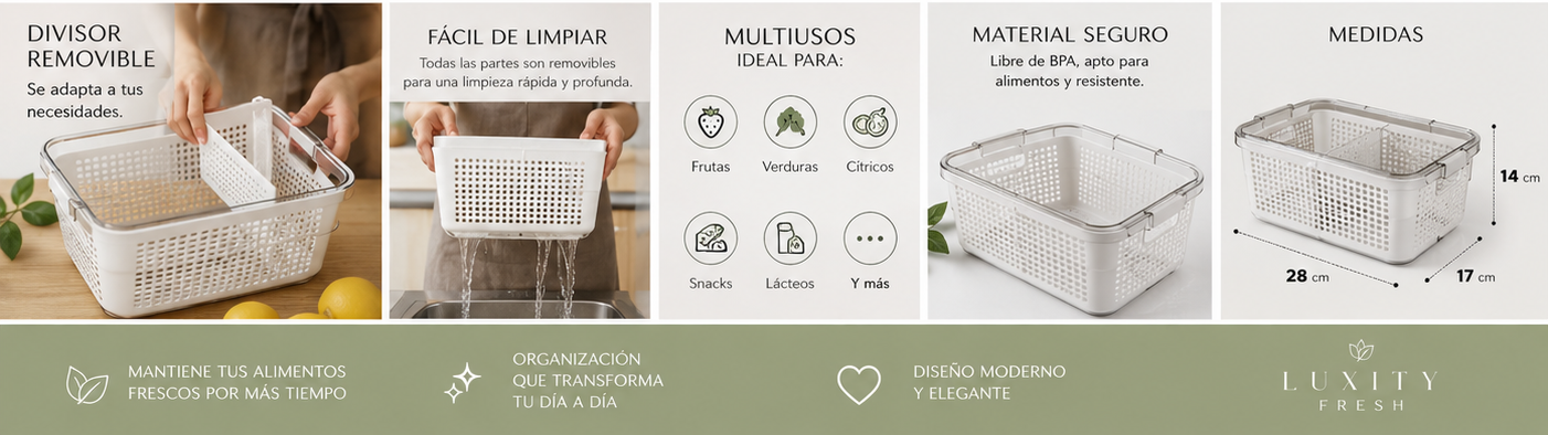 Organizador Fresh Luxity